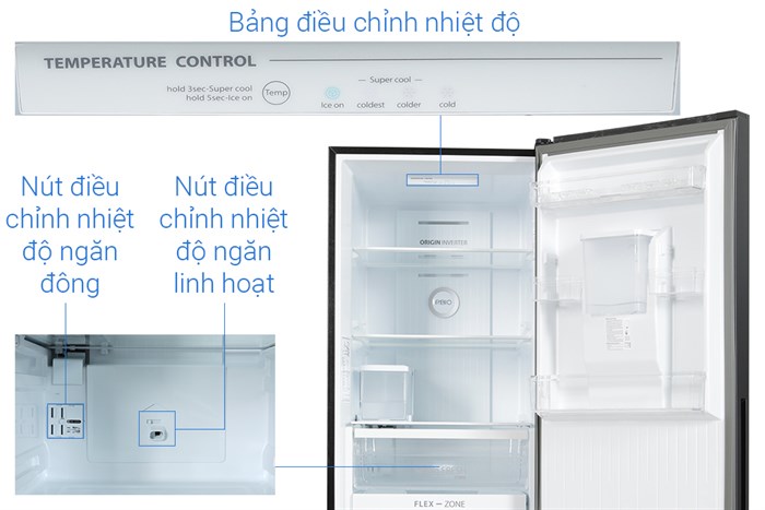 Tủ Lạnh Toshiba Inverter 321 Lít GR-RB405WEA-PMV(06)-MG